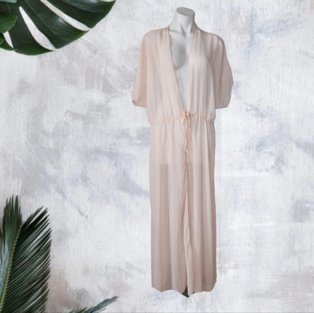 Miss LILY  Sheer Pink Cover Up